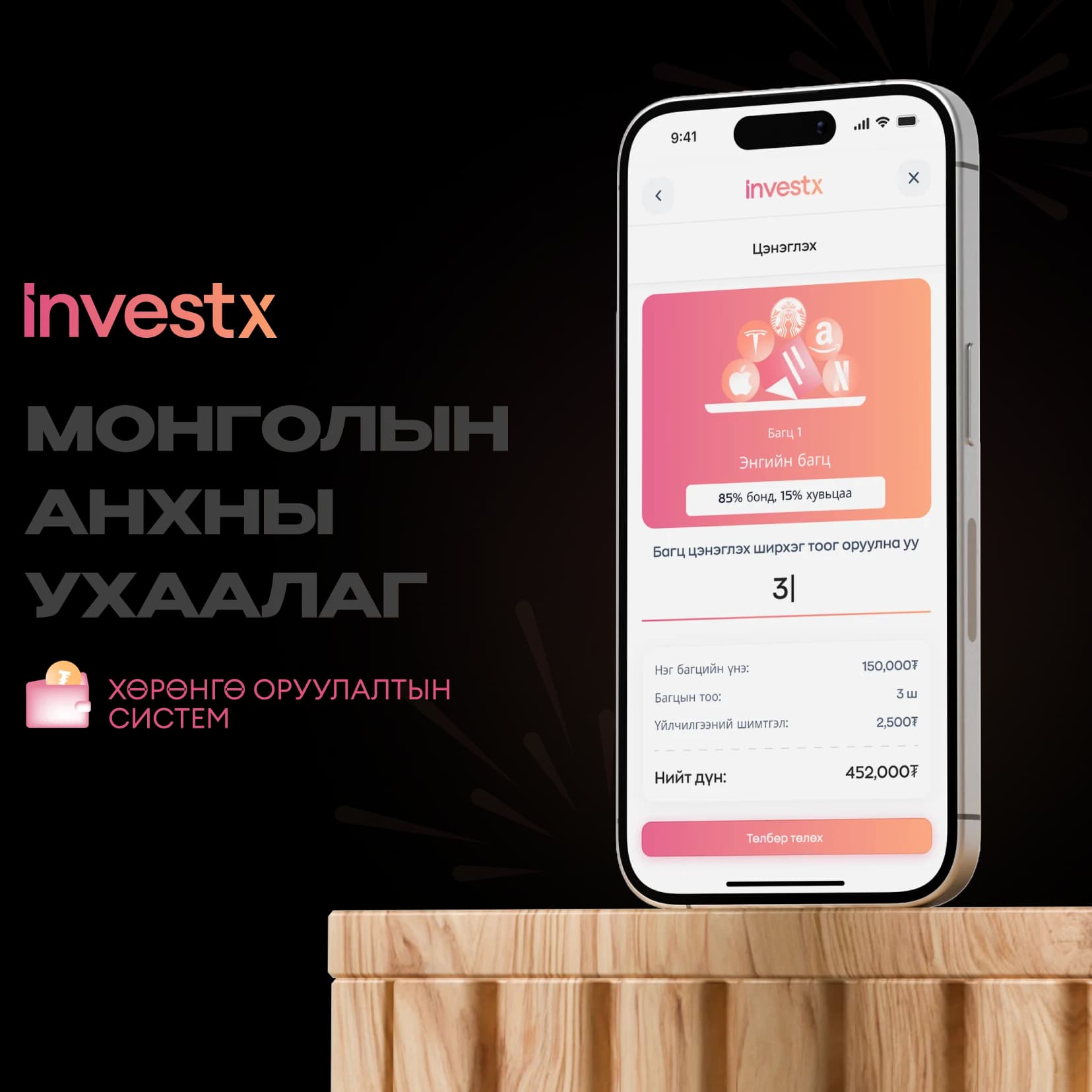 InvestX Application
